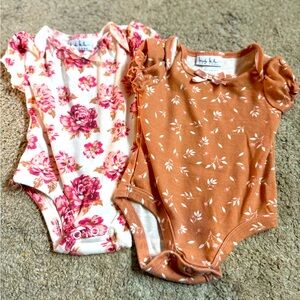 Floral Infant Girl Onesies